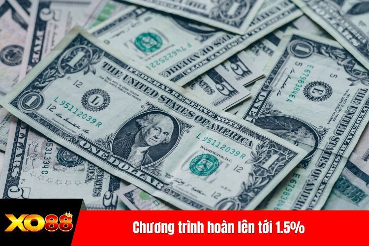 Chương trình hoàn lên tới 1.5%