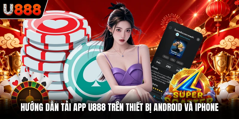 Hướng dẫn tải app U888 trên thiết bị Android và iPhone 